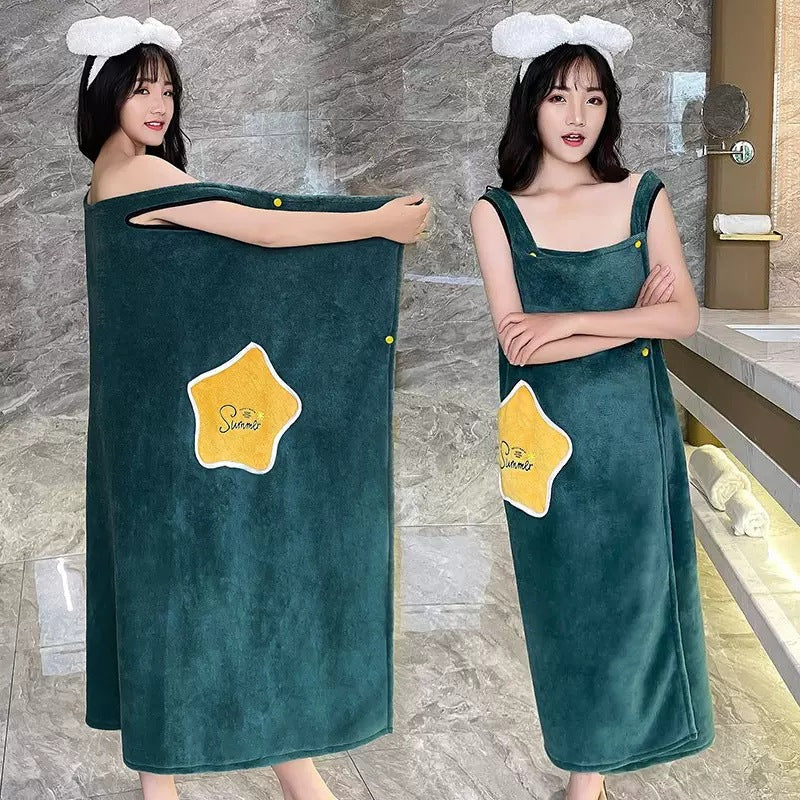 ComfyWrap Wearable Bathrobe Towel